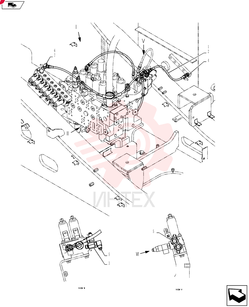 HOSE ASSY. 2420R349D042 (2)