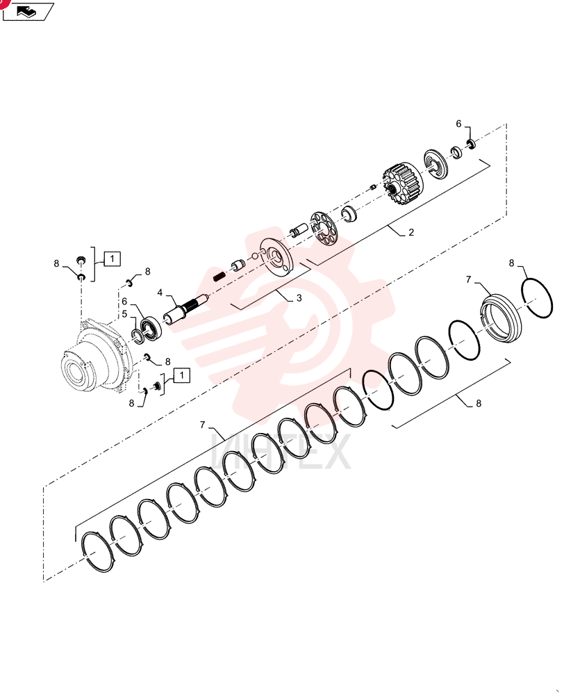 HYDRAULIC MOTOR LC15VU0001F1 (1)