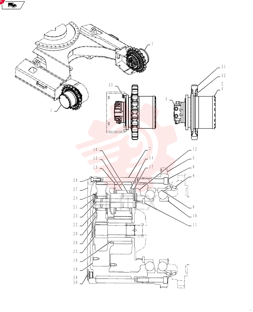HYDRAULIC MOTOR LC15V00023F2 (3)