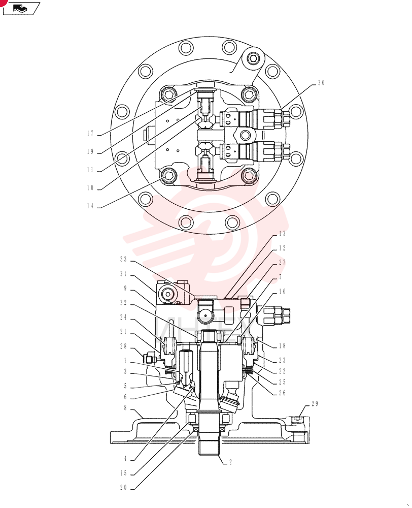 HYDRAULIC MOTOR LC15V00027F2 (1)