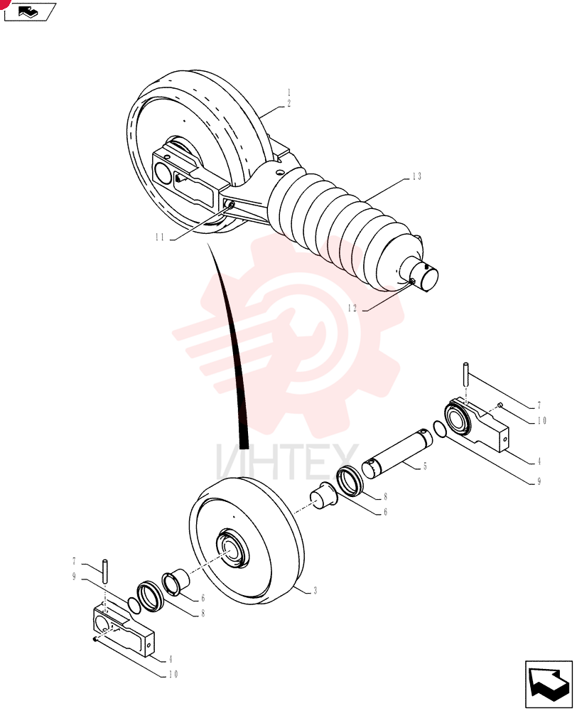 IDLER LC52D00026F4