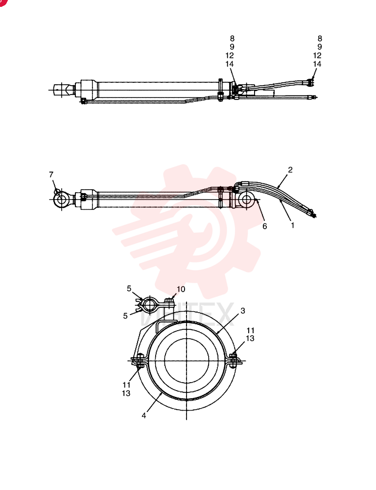 Схема (SK350-9) - ACERA MARK 9 EXCAVATOR TIER 4 (NA) ASN YC12U2401 (9/11-12/13)