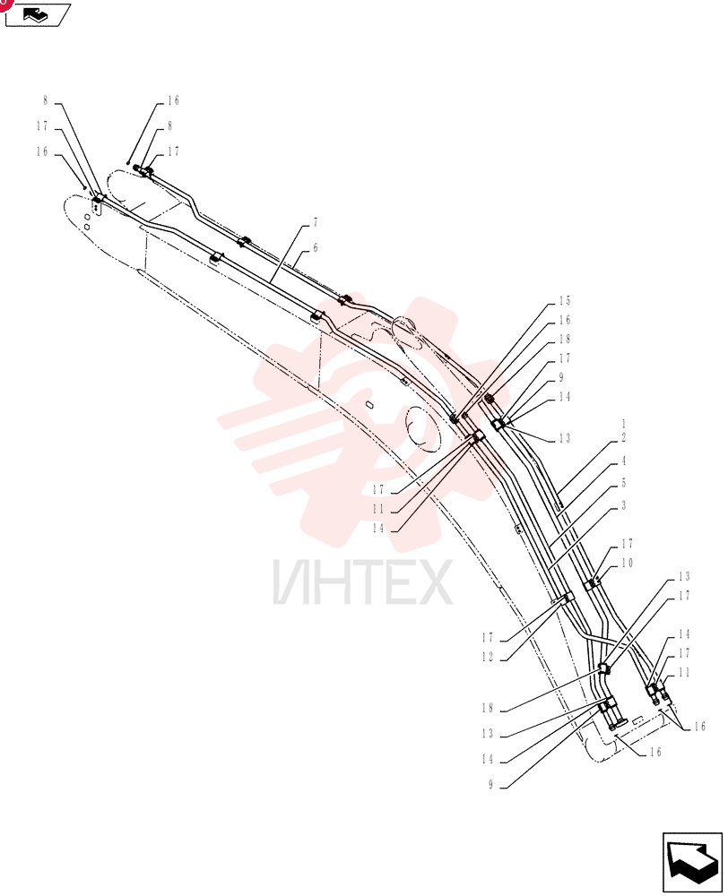 TUBE LC42H02160P1
