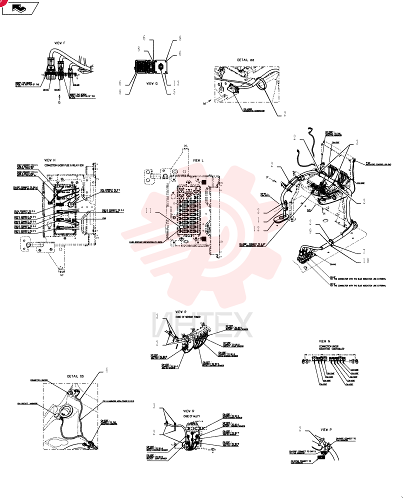 WIRE HARNESS LC13E01484P1 (2)