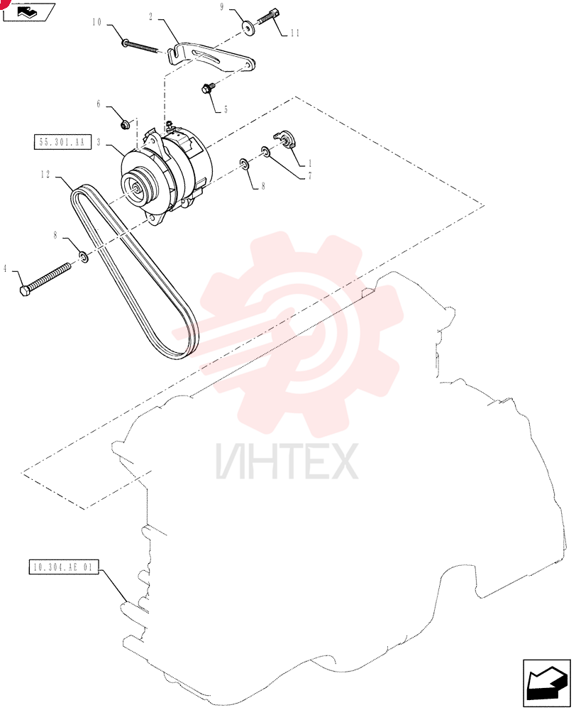 BRACKET VHS125114170