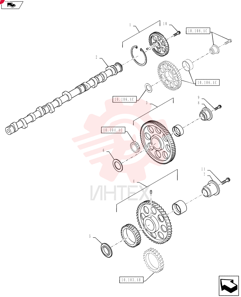 GEAR VH13050E0060