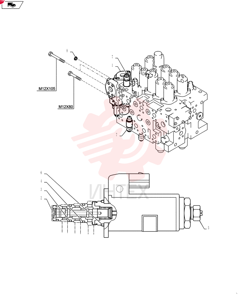 HYDRAULIC VALVE YN30V00104F1 (1)