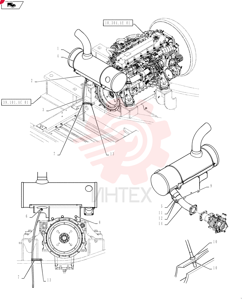 MUFFLER LC12P00014P2