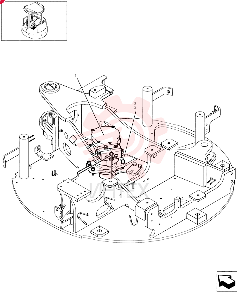 SET OF PARTS 72280701