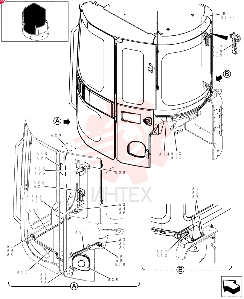 SET OF PARTS 72282643
