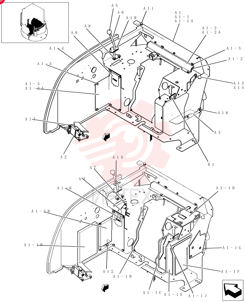 SET OF PARTS 72285524