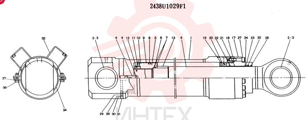 CYLINDER 2438U1029F1