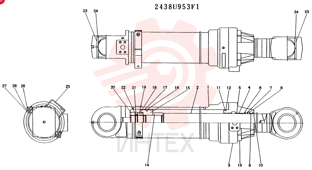 CYLINDER 2438U953F1