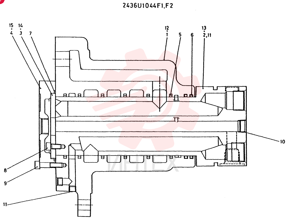 JOINT ASSY, SWIVEL 2436U1044F1