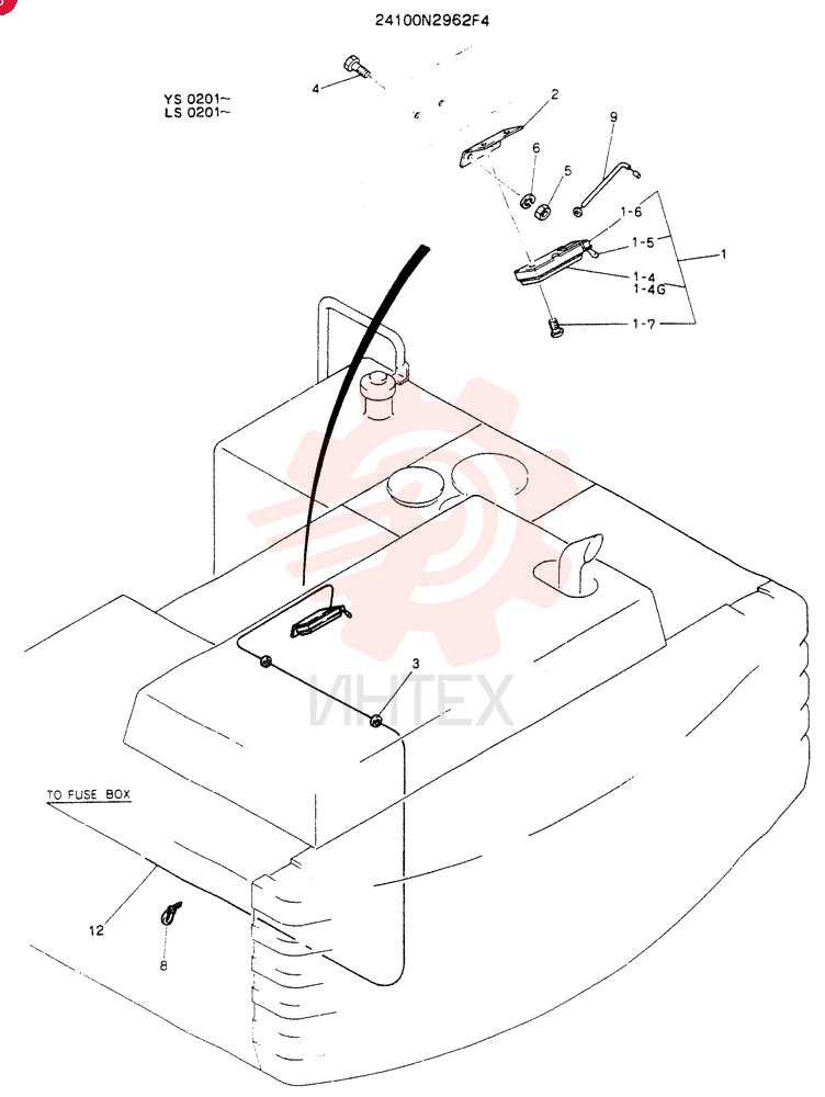 LIGHT ASSY (FOR NORTH EUROPE) 24100N2962F4