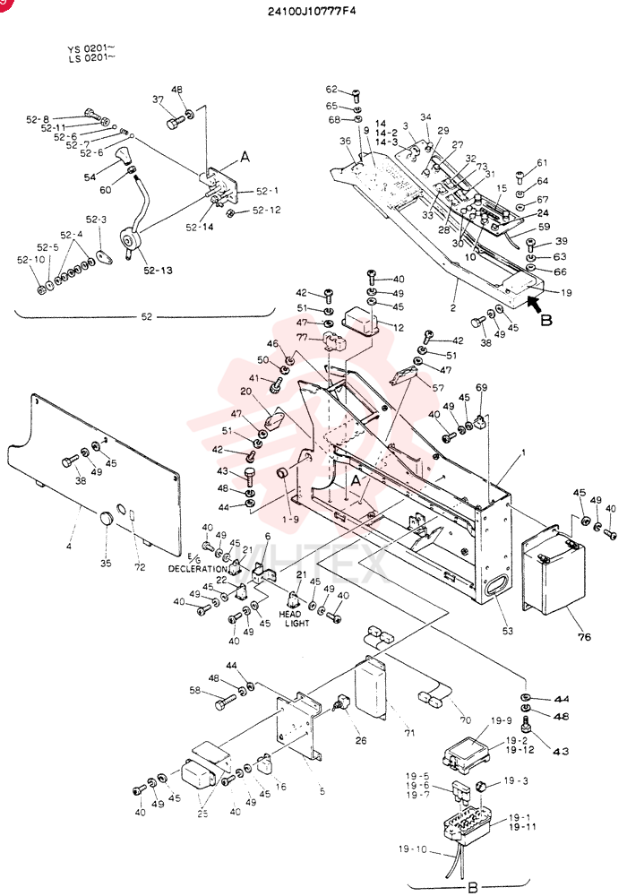 PANEL ASSY,   INST 24100J10777F4