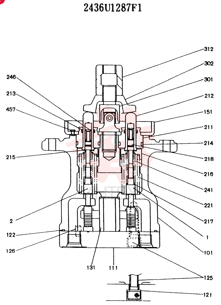 PILOT VALVE 2436U1287F1