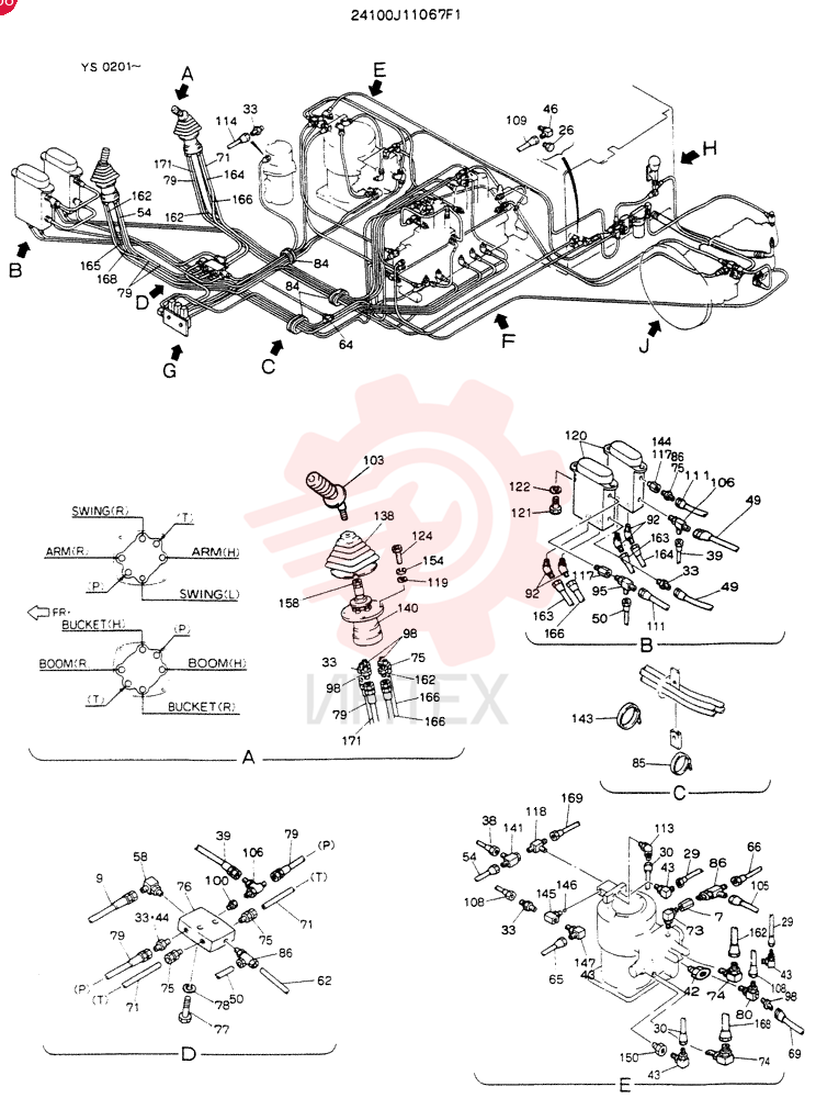 REMOTE-CONTROL ASSY (FOR NORTH AMERICA) 24100J11067F1 (1)