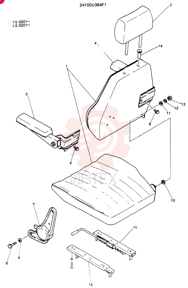 SEAT 24100U364F1