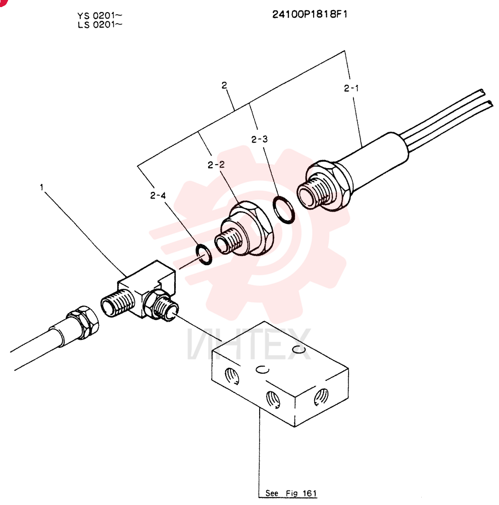SWITCH ASSY,PRESSURE (FOR NORTH EUROPE) 24100P1818F1