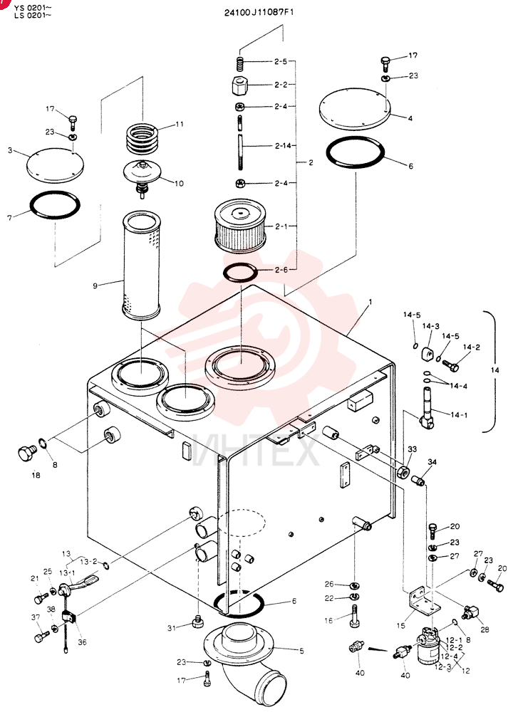 TANK ASSY, HYDR 24100J11087F1