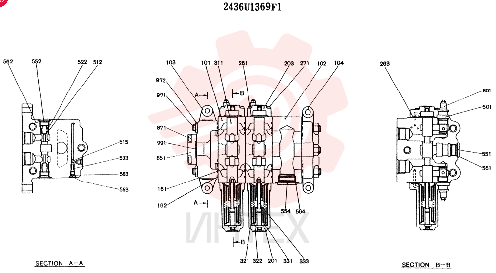 VALVE 2436U1369F1