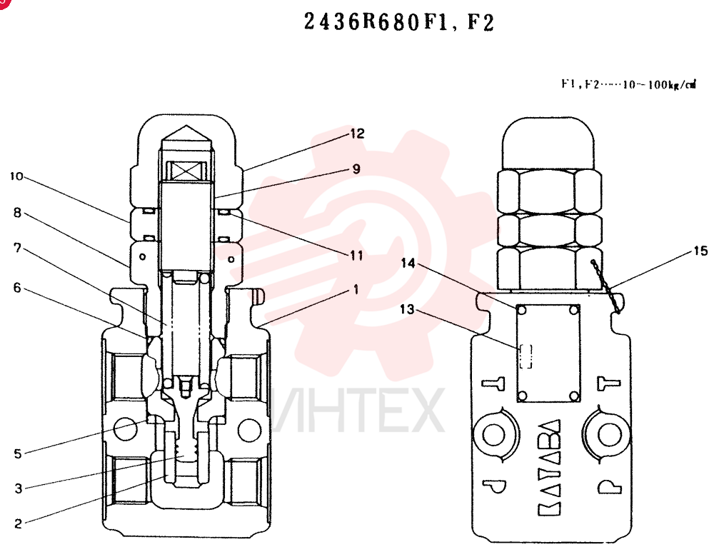 VALVE PRESSURE RELIE 2436R680F1