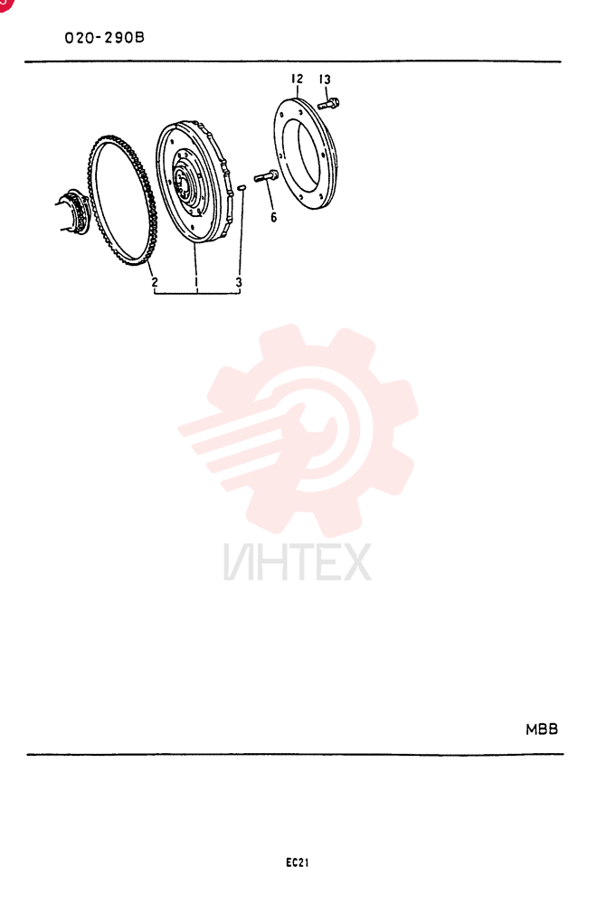 FLYWHEEL ASSY, ECL: P VAME157627
