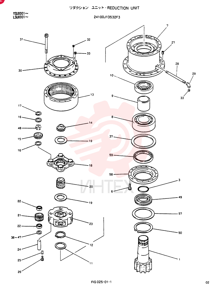HYDRAULIC MOTOR 24100J13532F3