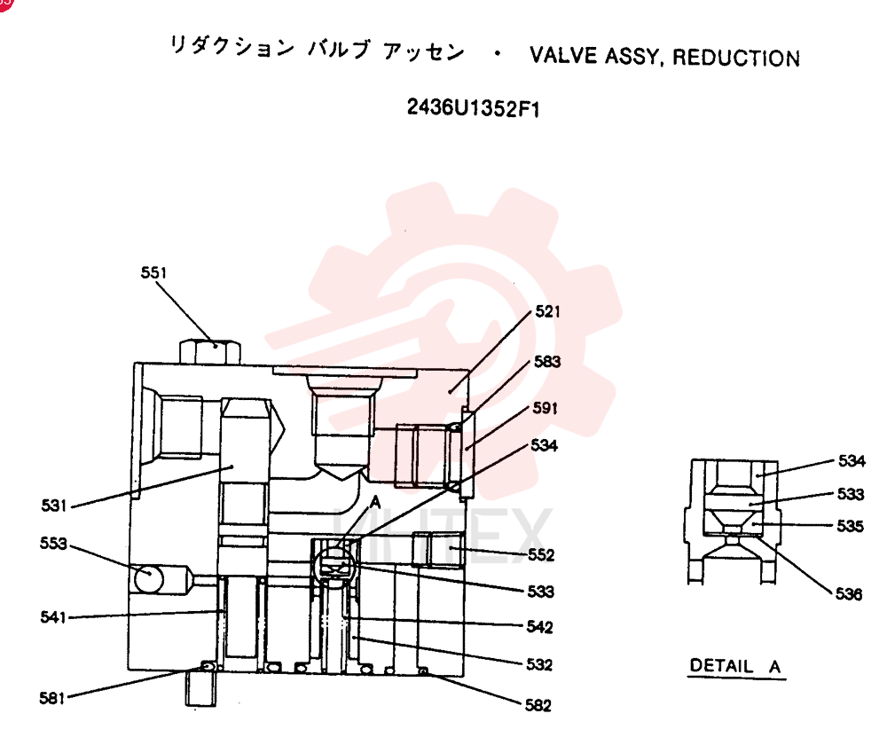 BRAKE VALVE 2436U1352F1