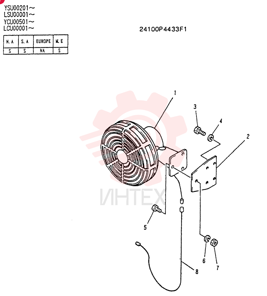 FAN INSTAL 24100P4433F1