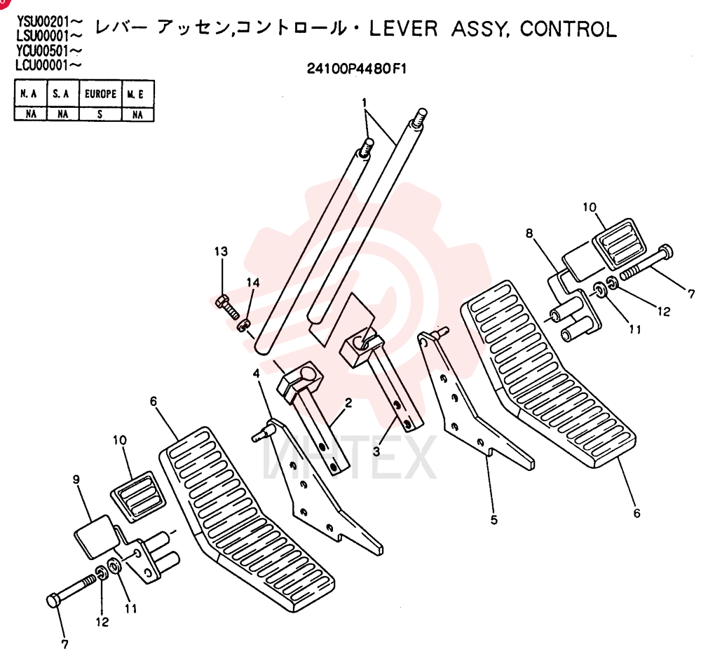 LEVER 24100P4480F1