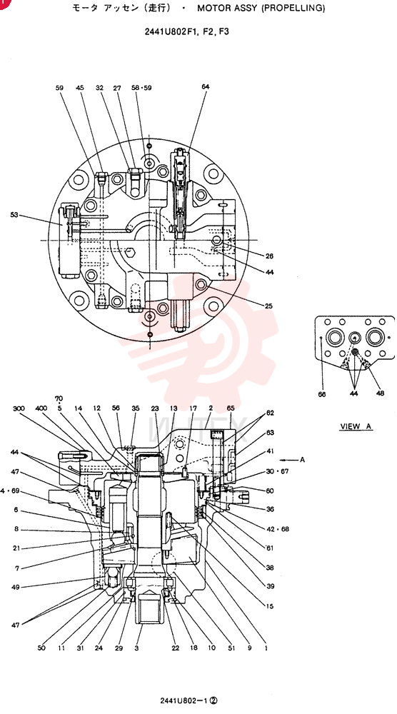 MOTOR-PUMP 2441U802F1