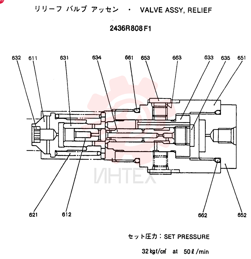 VALVE PRESSURE RELIE 2436R808F1