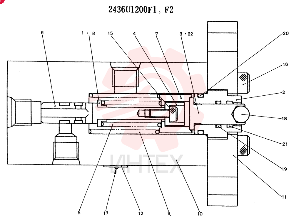 VALVE ASSY, PILOT 2436U200F1