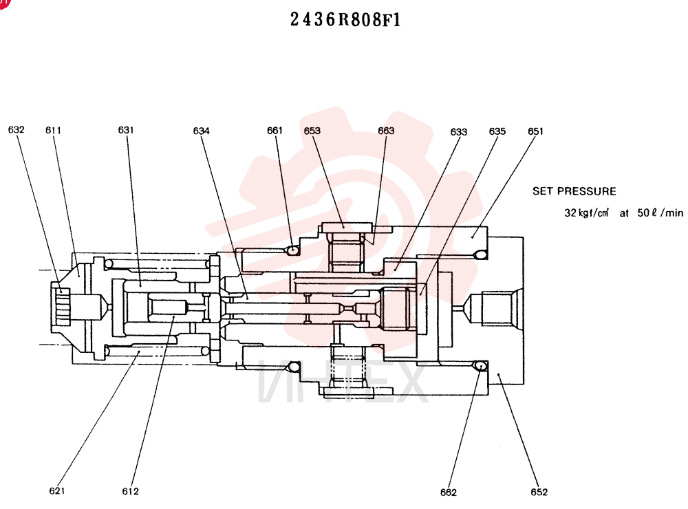 VALVE PRESSURE RELIE 2436R808F1