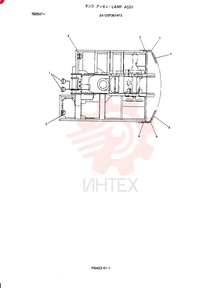 LAMP ASSY 24100P3614F5