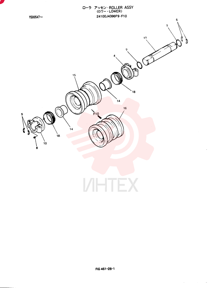 TRACK ROLLER 24100J4396F9