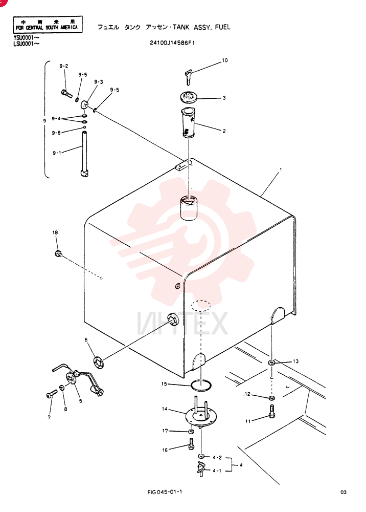 TANK ASSY, FUEL 24100J14586F1