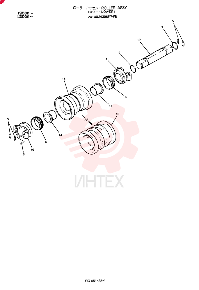 TRACK ROLLER 24100J4396F7