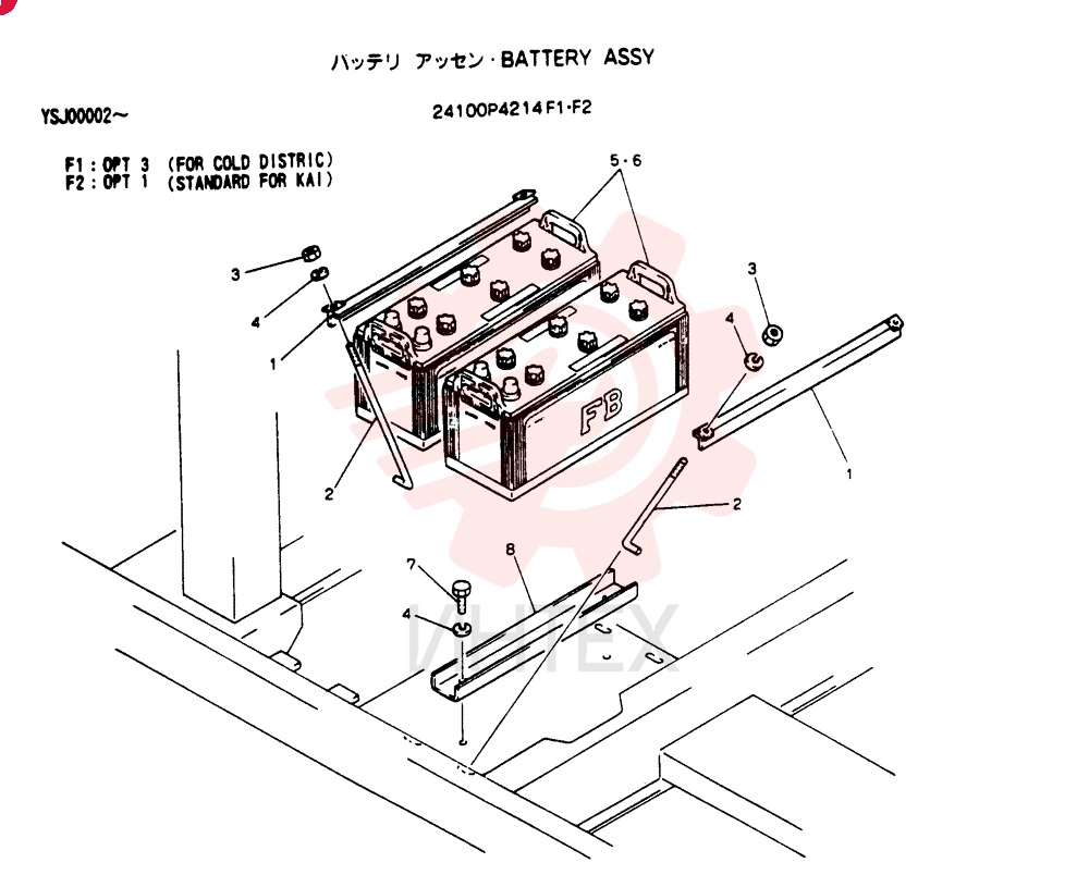 Battery Assy 24100P4214F1