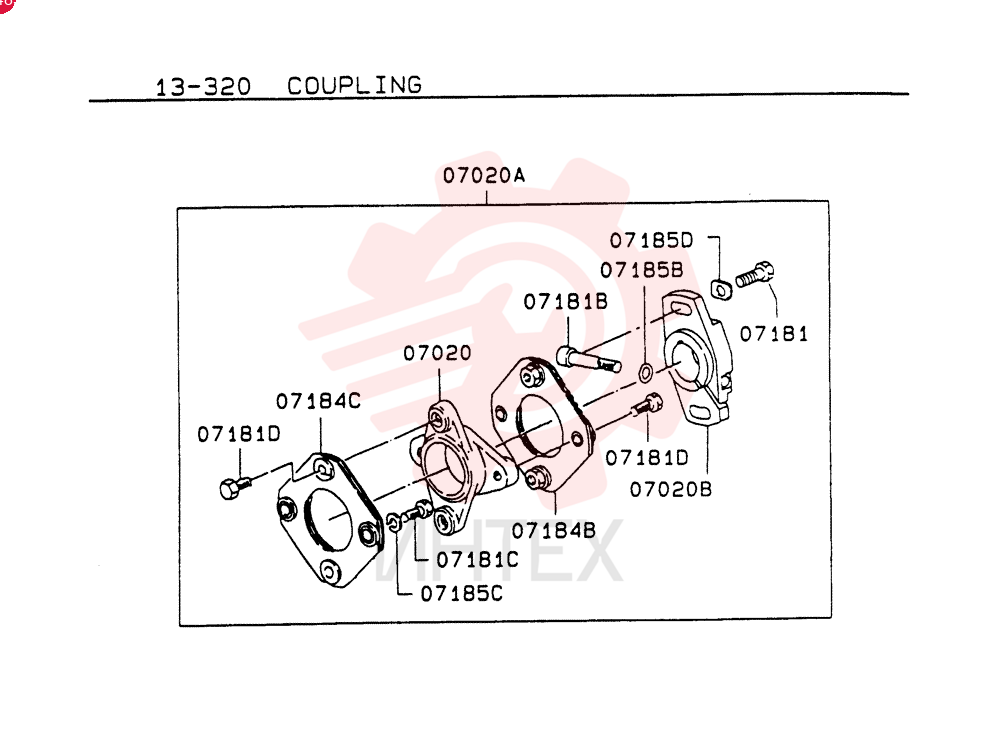 COUPLING, INJECTION PUMP, FROM-UP TO: 9107.1-, MODEL TYPE: 6D221