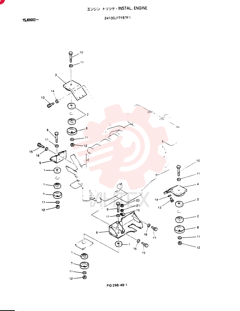 Engine Instal 24100J17157F1