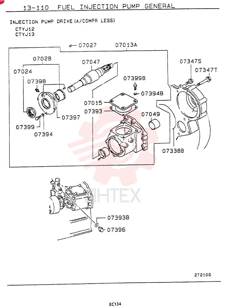 FUEL INJECTION PUMP VAME157577 (2)