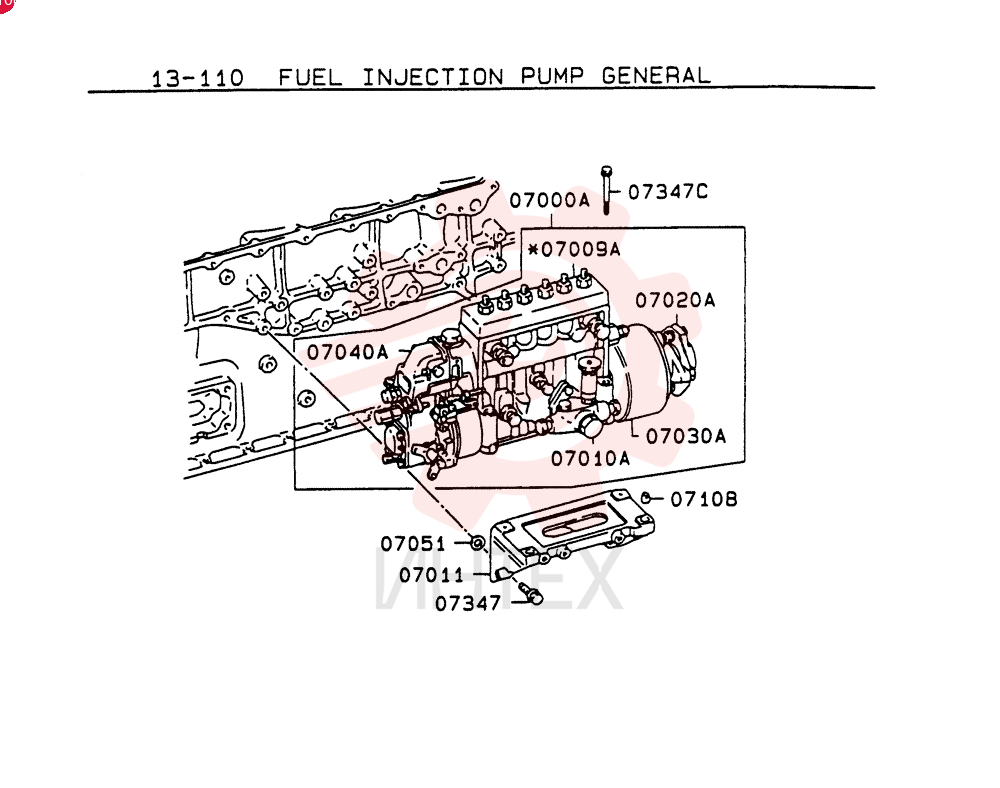 FUEL INJECTION PUMP VAME157577 (1)