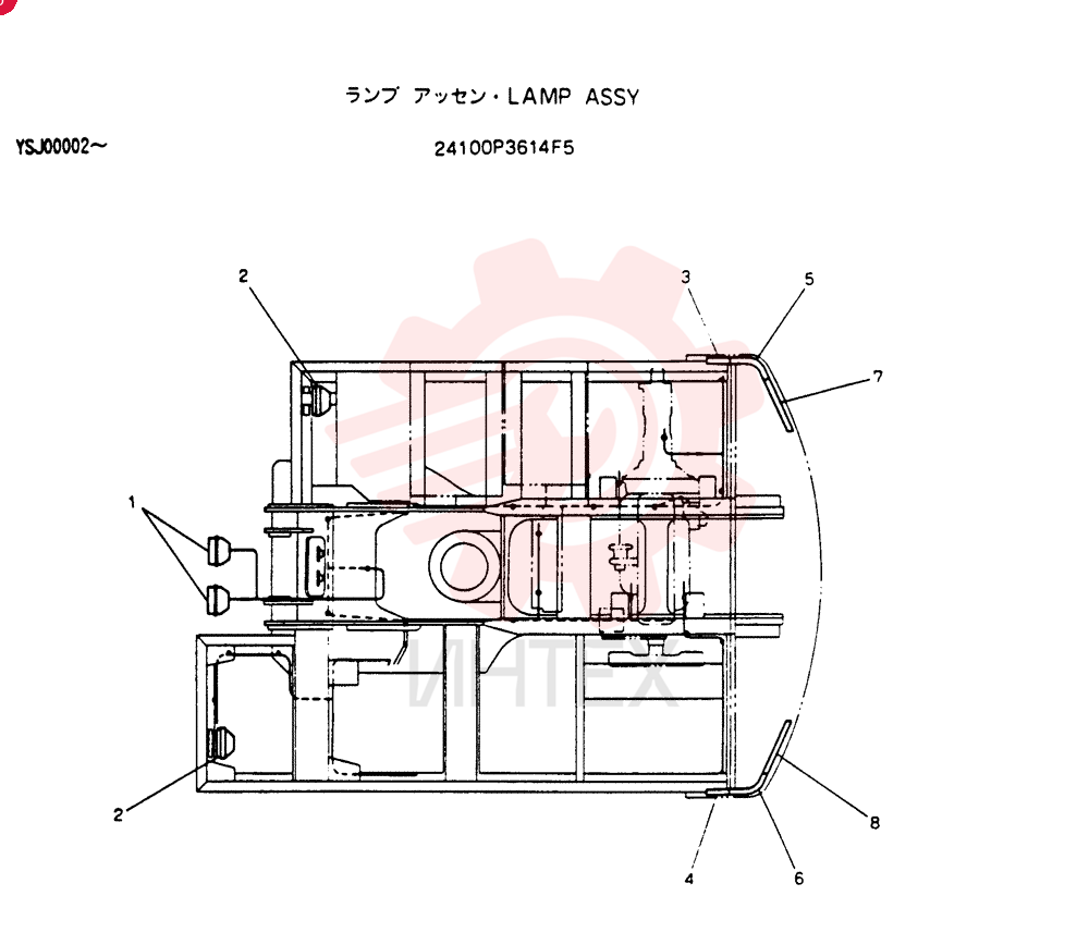 Lamp Assy 24100P3614F5