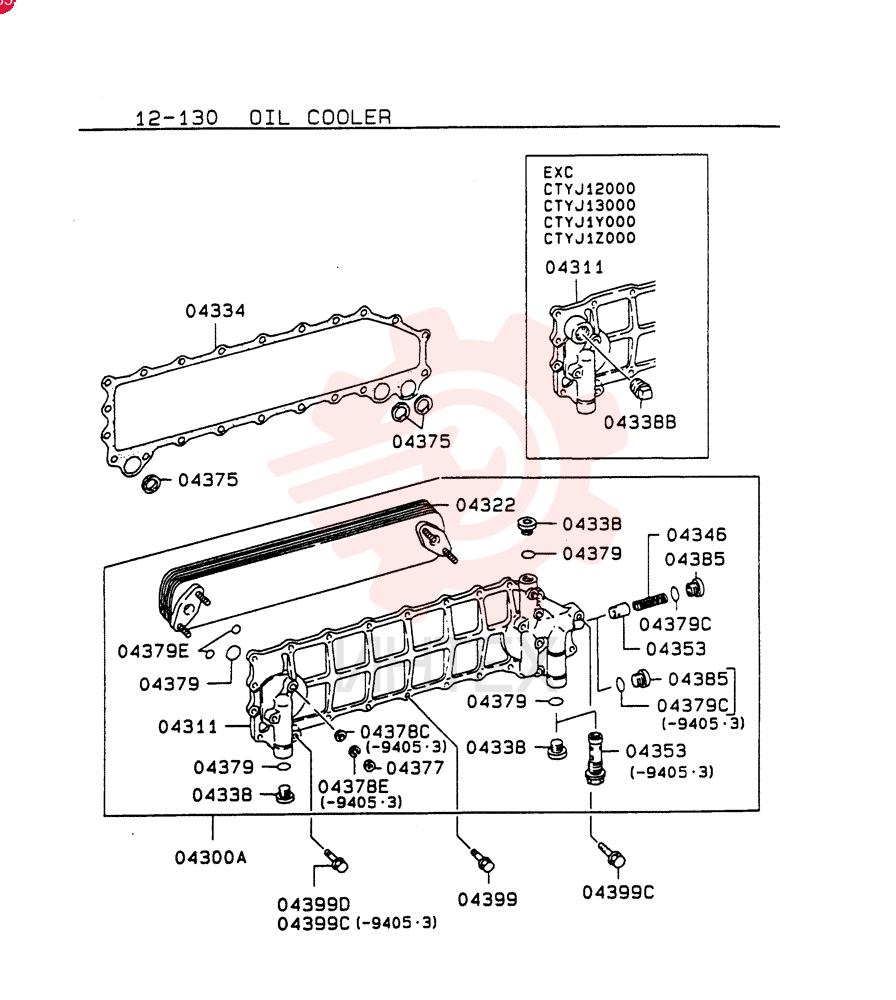 OIL COOLER VAME054547