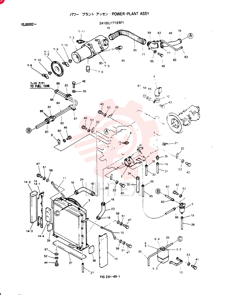 Power Plant Assy 24100J17155F1