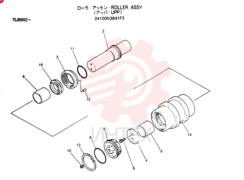 TRACK ROLLER 24100N3841F3