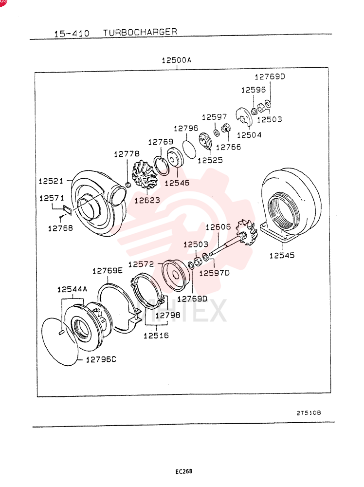 TURBOCHARGER VAME157416 (1)